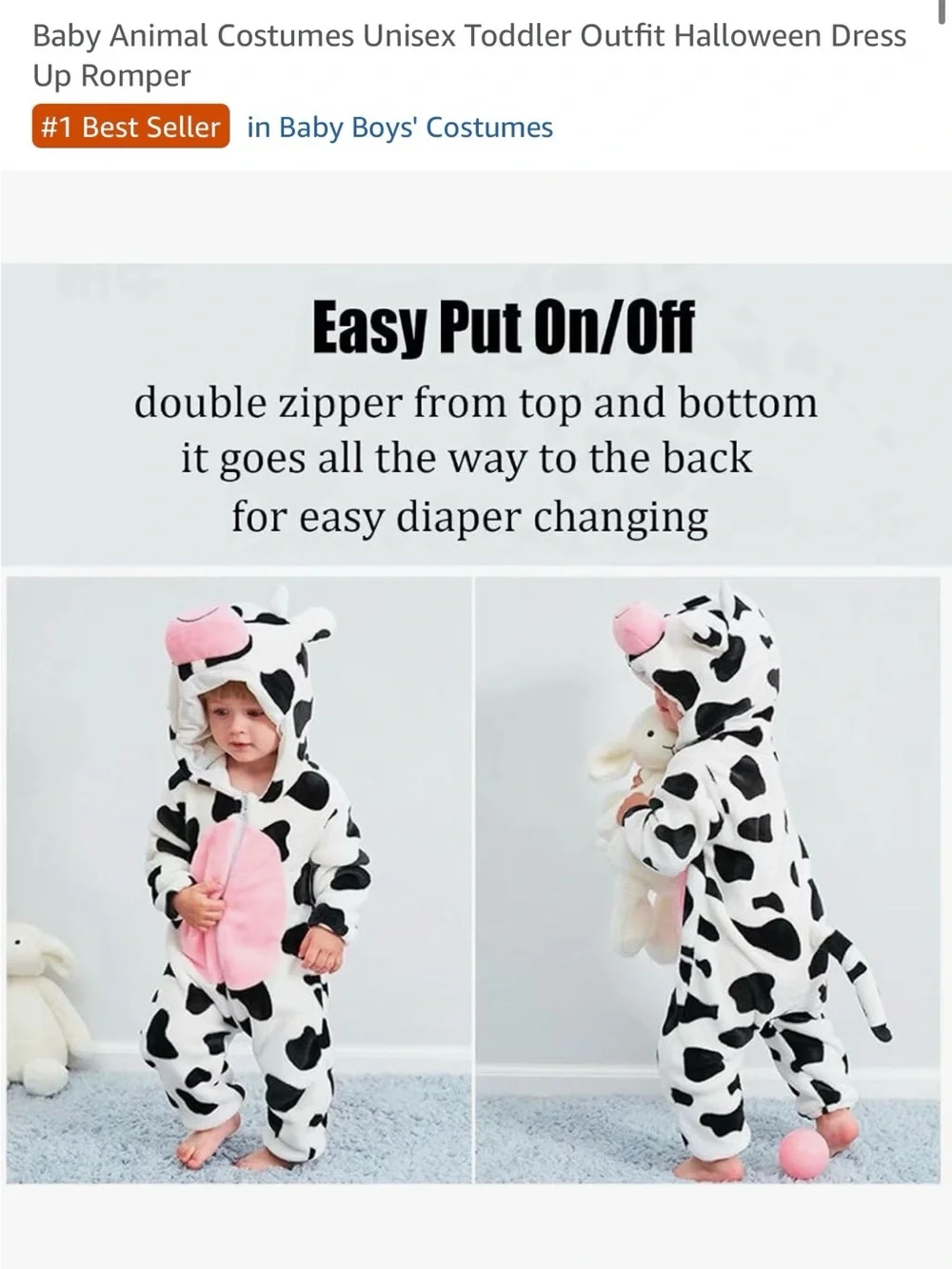 Toddler Cow Costume - Amazon
